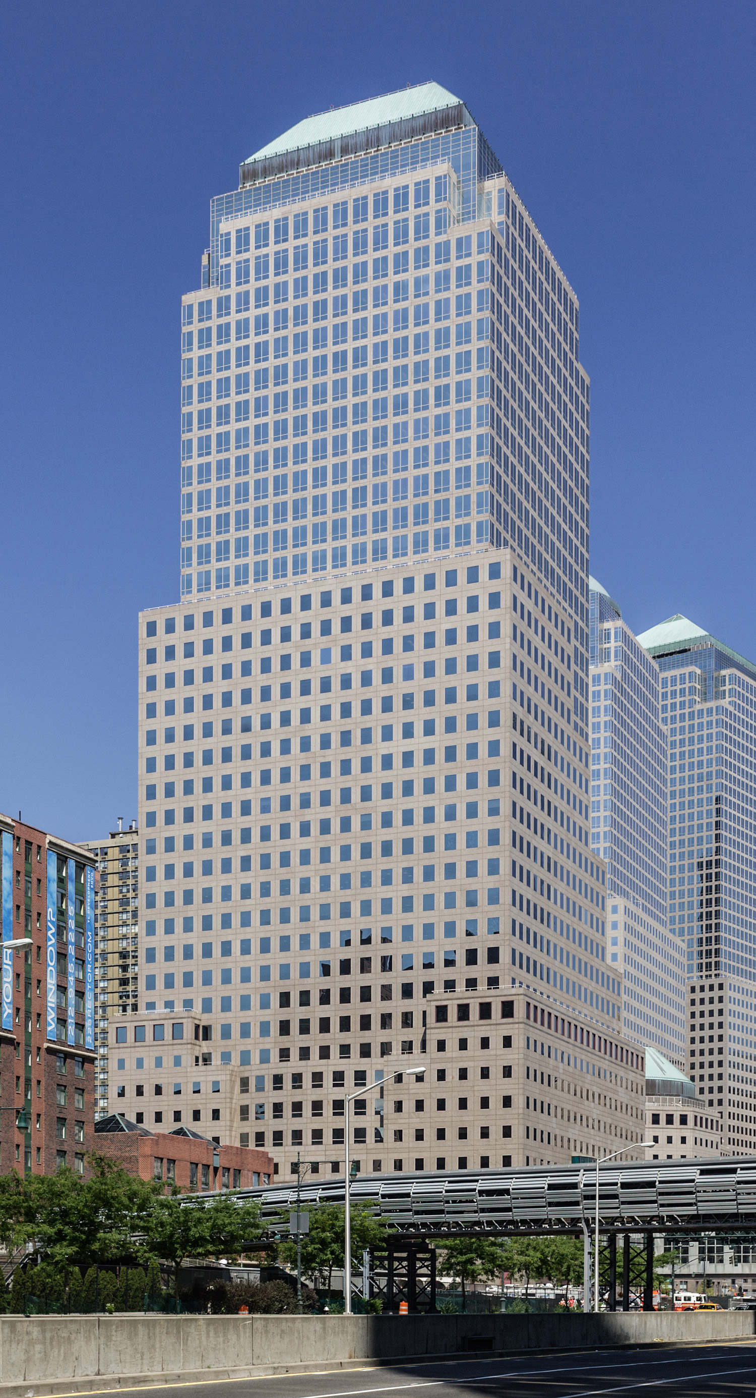One World Financial Center, New York City - View from the south. © Mathias Beinling